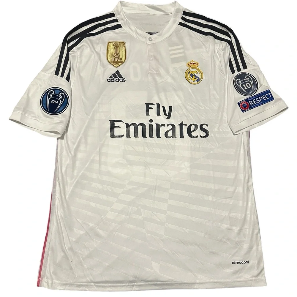 2014/15 retro Real Madrid home kit. Cristiano Ronaldo CR7 soccer football jersey